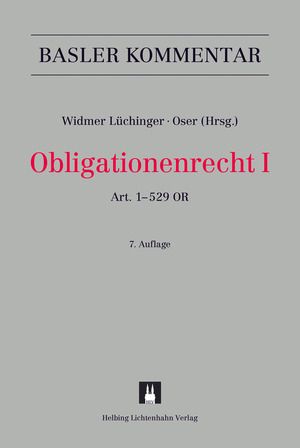 Produktbild: Obligationenrecht I