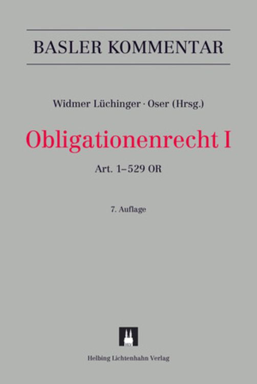 Produktbild: Obligationenrecht I