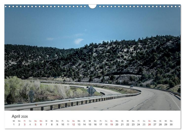 Produktbild: USA Roads (Wandkalender 2026 DIN A3 quer), CALVENDO Monatskalender