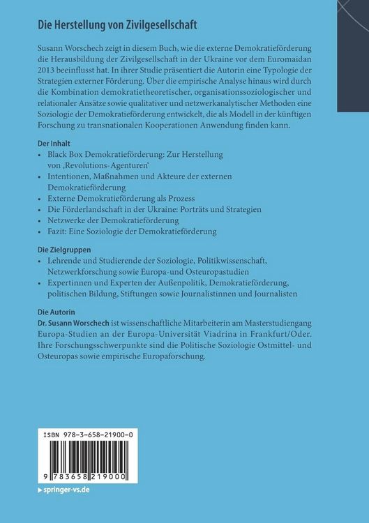 Produktbild: Die Herstellung von Zivilgesellschaft