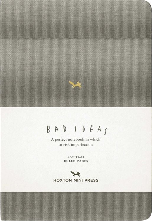Produktbild: A Notebook for Bad Ideas (Medium / Light Grey / Lined)