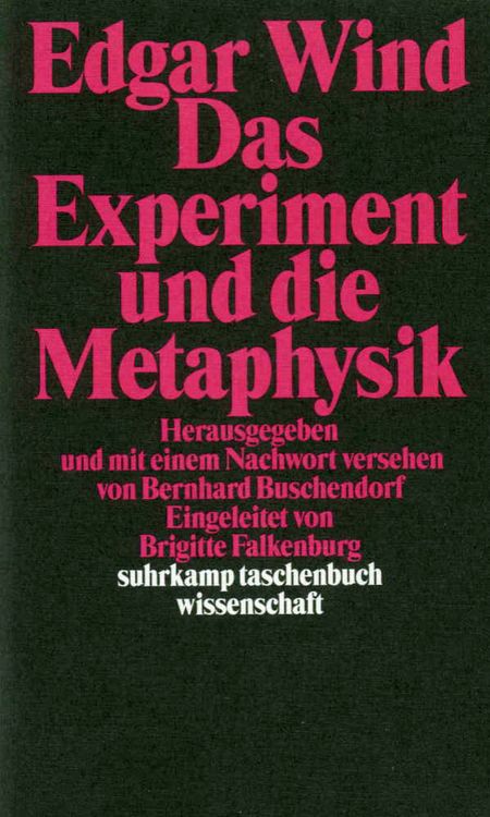 Produktbild: Das Experiment und die Metaphysik