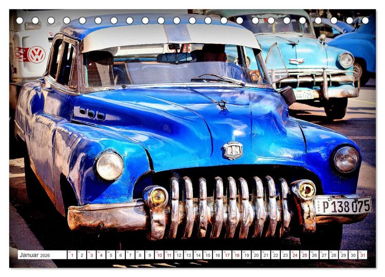 Produktbild: AMERICAN CAR 1950 (Tischkalender 2026 DIN A5 quer), CALVENDO Monatskalender