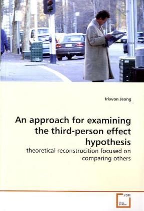 Produktbild: Jeong, I: An approach for examining the third-person effecth