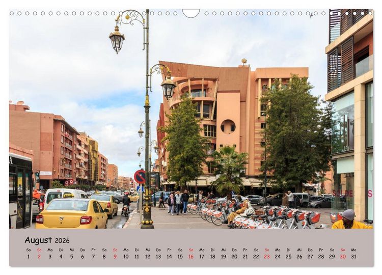 Produktbild: Marrakesch - Eine Stadt wie aus 1001 Nacht (Wandkalender 2026 DIN A3 quer), CALVENDO Monatskalender