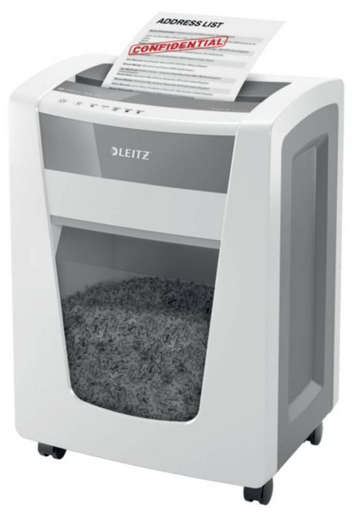 Produktbild: LEITZ&reg; Aktenvernichter IQ Slim Home Office, Partikelschnitt 4 x 28 mm