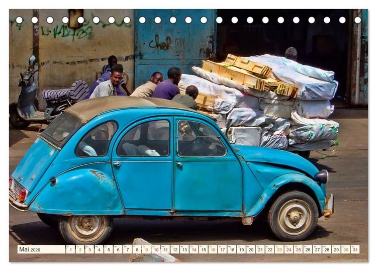 Produktbild: Citro&euml;n 2CV - geliebte Ente (Tischkalender 2026 DIN A5 quer), CALVENDO Monatskalender