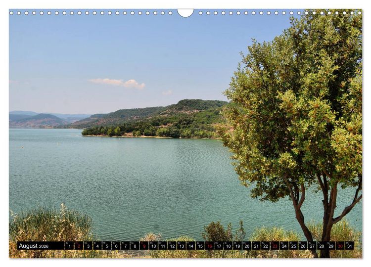 Produktbild: Lac du Salagou - Ein Kleinod im S&uuml;dwesten Frankreichs (Wandkalender 2026 DIN A3 quer), CALVENDO Monatskalender