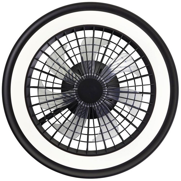 Produktbild: Brilliant G99280/06 Palmero LED-Deckenleuchte mit Ventilator LED-Modul 40W Schwarz