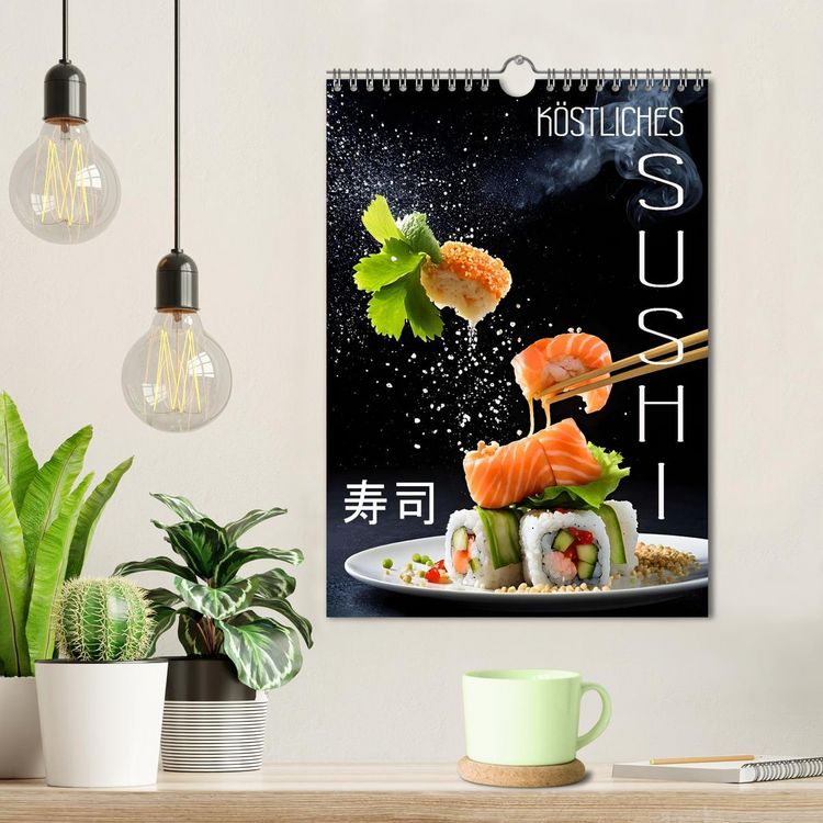 Produktbild: K&ouml;stliches Sushi (Wandkalender 2026 DIN A4 hoch), CALVENDO Monatskalender