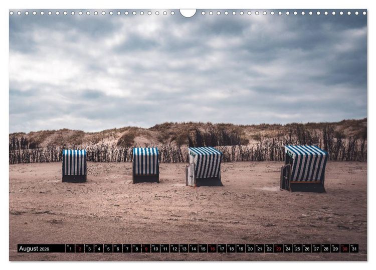 Produktbild: Mein Jahr auf Norderney (Wandkalender 2026 DIN A3 quer), CALVENDO Monatskalender