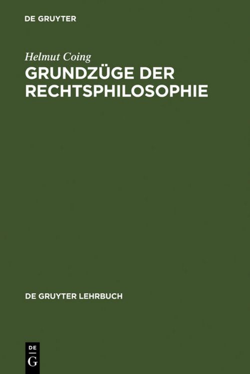 Produktbild: Grundz&uuml;ge der Rechtsphilosophie