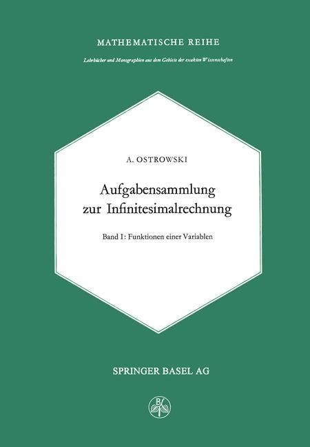 Produktbild: Aufgabensammlung zur Infinitesimalrechnung