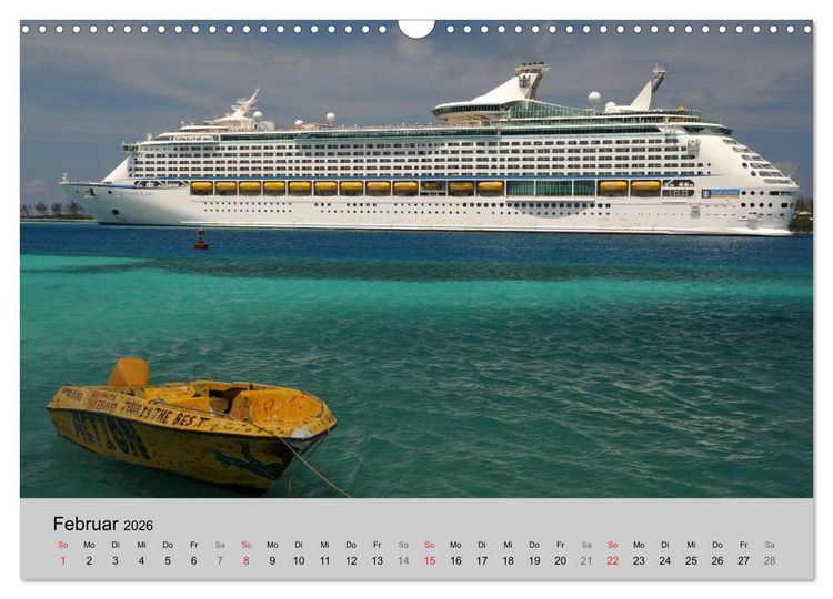 Produktbild: Kreuzfahrt Impressionen (Wandkalender 2026 DIN A3 quer), CALVENDO Monatskalender