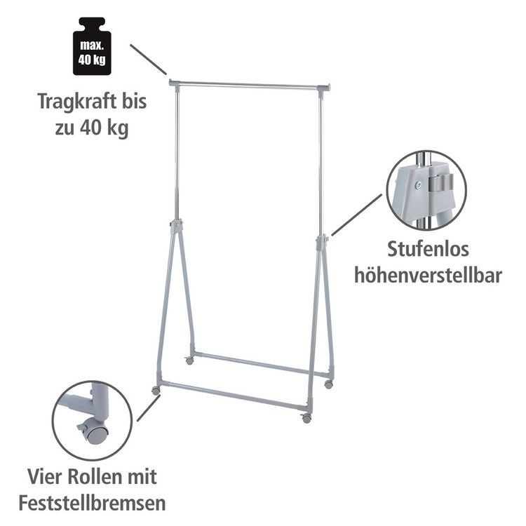 Produktbild: Kleiderst&auml;nder klappbar, h&ouml;henverstellbar