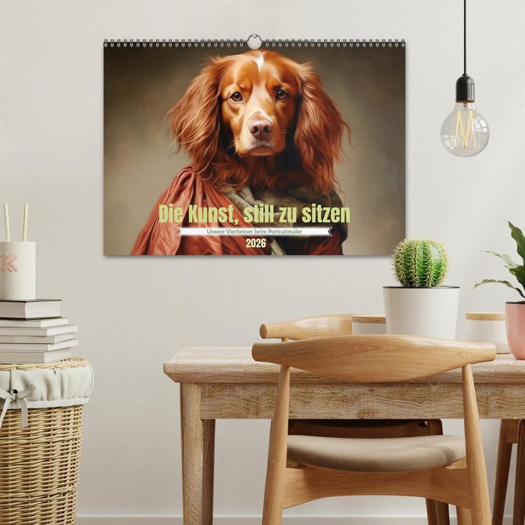 Produktbild: Die Kunst, still zu sitzen (Wandkalender 2026 DIN A3 quer), CALVENDO Monatskalender