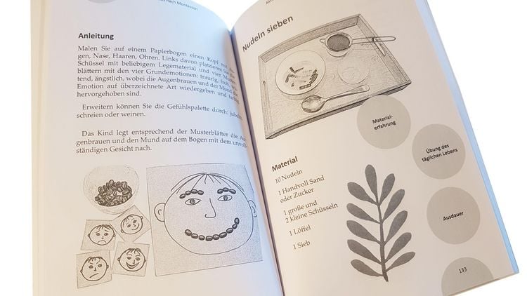 Produktbild: 90 beliebte Aktionstabletts. Montessori-Spielideen f&uuml;r Feinmotorik, Konzentration, Logik und Zahlen