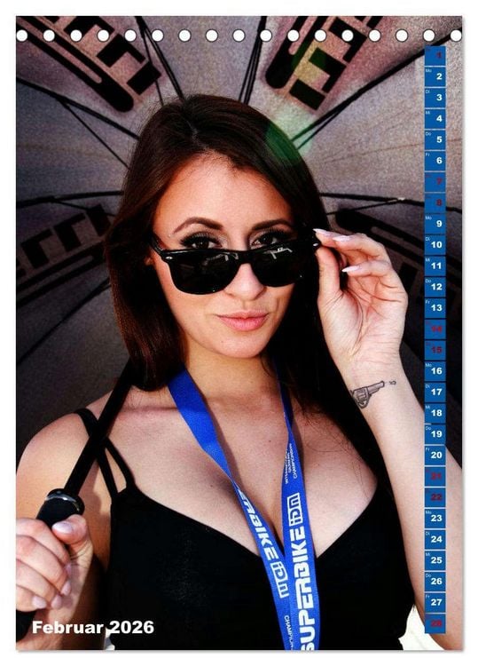 Produktbild: Beauty Grid Girls 2026 (Tischkalender 2026 DIN A5 hoch), CALVENDO Monatskalender