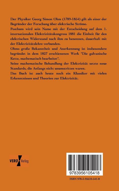 Produktbild: Die galvanische Kette