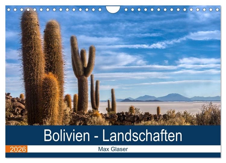 Produktbild: Bolivien - Einzigartige Landschaft (Wandkalender 2026 DIN A4 quer), CALVENDO Monatskalender