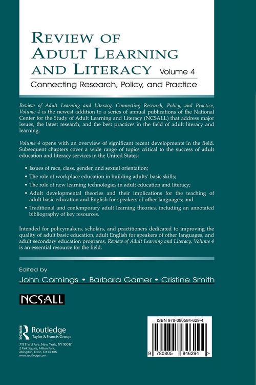 Produktbild: Review of Adult Learning and Literacy, Volume 4