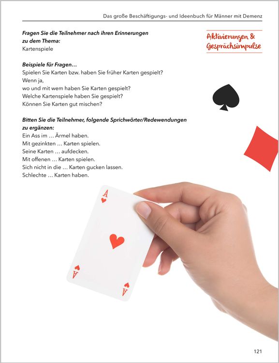 Produktbild: Das gro&szlig;e Besch&auml;ftigungs- und Ideenbuch f&uuml;r M&auml;nner mit Demenz