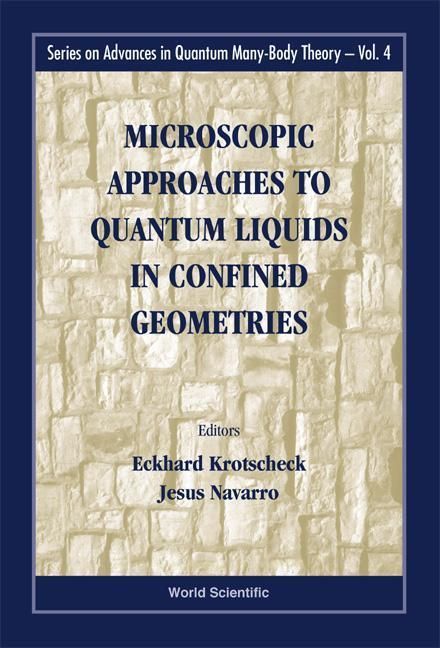 Produktbild: Microscopic Approaches to Quantum Liquids in Confined Geometries