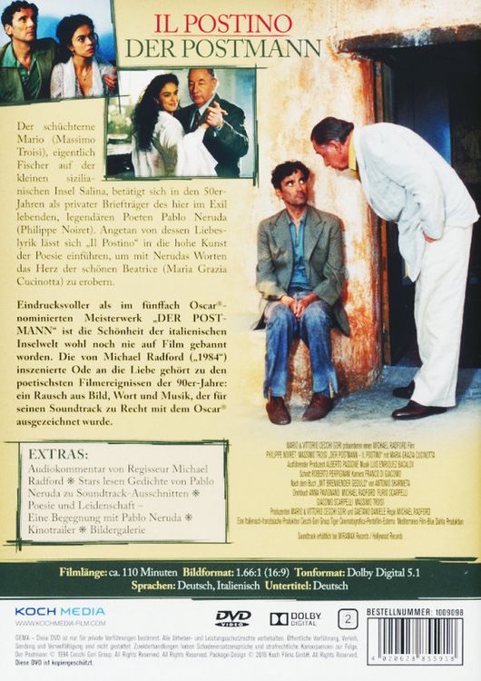 Produktbild: Der Postmann - Il Postino [SE]