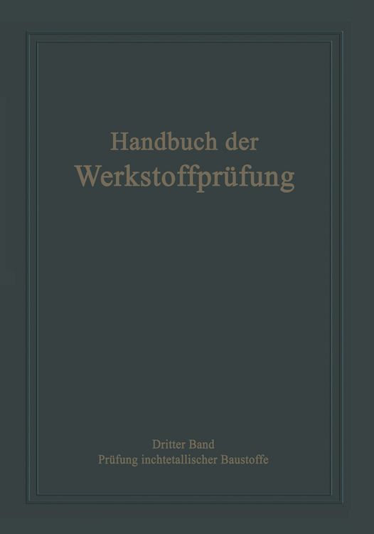 Produktbild: Die Pr&uuml;fung nichtmetallischer Baustoffe