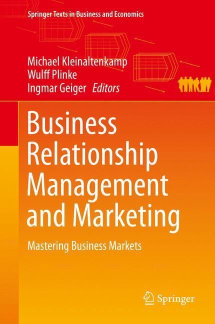 Produktbild: Business Relationship Management and Marketing
