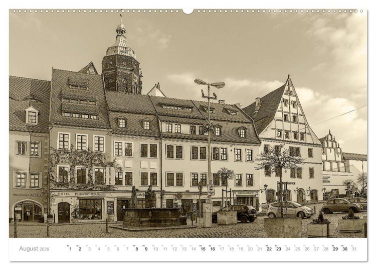 Produktbild: Nostalgiekalender Pirna (hochwertiger Premium Wandkalender 2026 DIN A2 quer), Kunstdruck in Hochglanz
