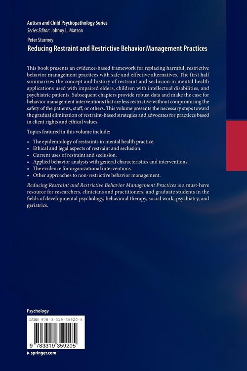 Produktbild: Reducing Restraint and Restrictive Behavior Management Practices