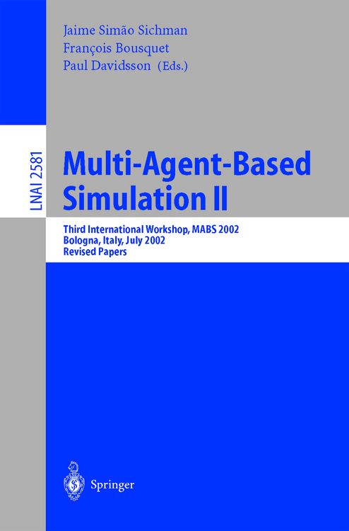 Produktbild: Multi-Agent-Based Simulation II