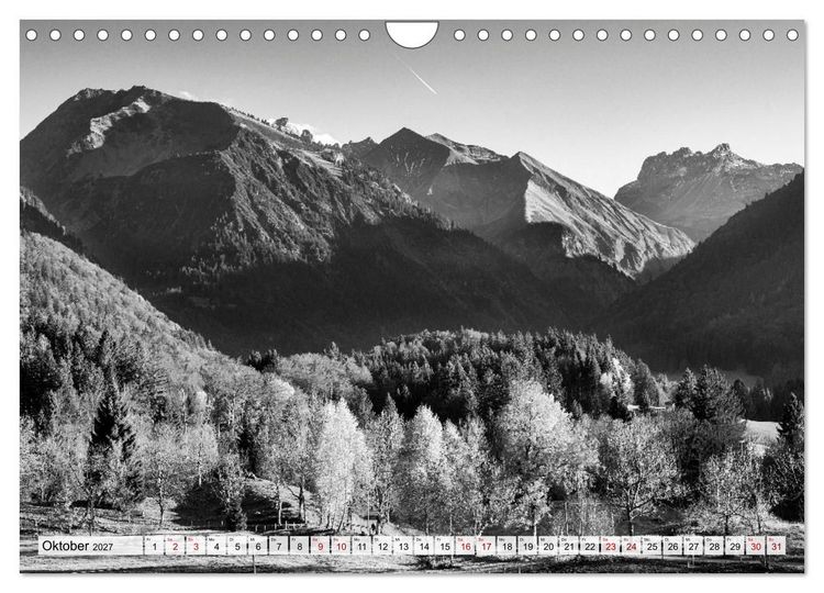 Produktbild: Traumhafte Allg&auml;uer Alpen (Wandkalender 2027 DIN A4 quer), CALVENDO Monatskalender