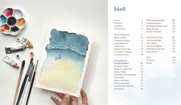 Produktbild: Strich f&uuml;r Strich zur kreativen Entspannung mit Watercolor