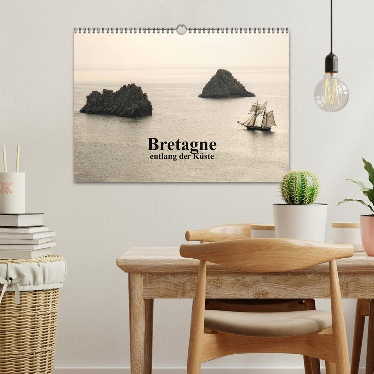 Produktbild: Bretagne entlang der K&uuml;ste (Wandkalender 2026 DIN A3 quer), CALVENDO Monatskalender