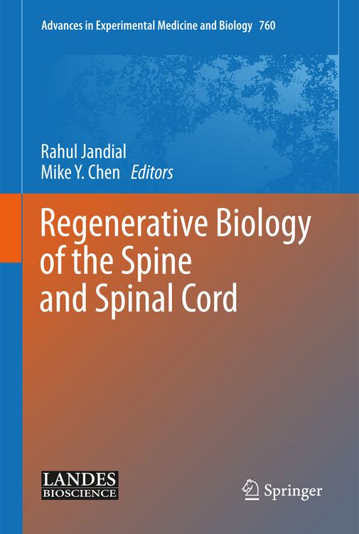 Produktbild: Regenerative Biology of the Spine and Spinal Cord