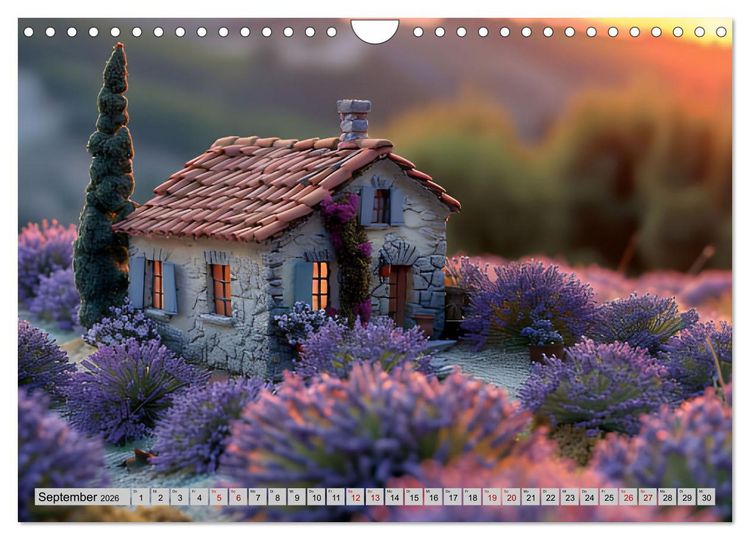 Produktbild: Weltreise im Kleinforma (Wandkalender 2026 DIN A4 quer), CALVENDO Monatskalender