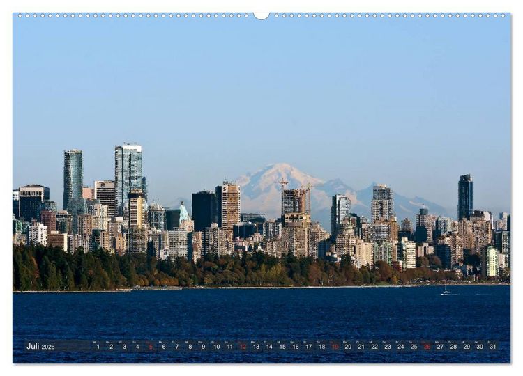 Produktbild: Vancouver Perspektiven (Wandkalender 2026 DIN A2 quer), CALVENDO Monatskalender