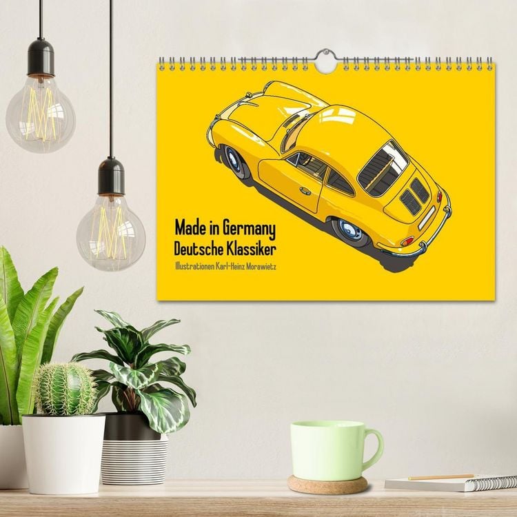 Produktbild: Made in Germany - Illustrationen deutscher Oldtimer (Wandkalender 2026 DIN A4 quer), CALVENDO Monatskalender