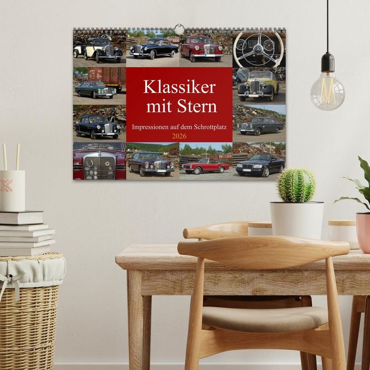 Produktbild: Klassiker mit Stern (Wandkalender 2026 DIN A3 quer), CALVENDO Monatskalender