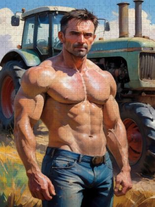 Produktbild: CALVENDO Puzzle Der Bauer | 2000 Teile Lege-Gr&ouml;&szlig;e 90x67cm Foto-Puzzle f&uuml;r gl&uuml;ckliche Stunden