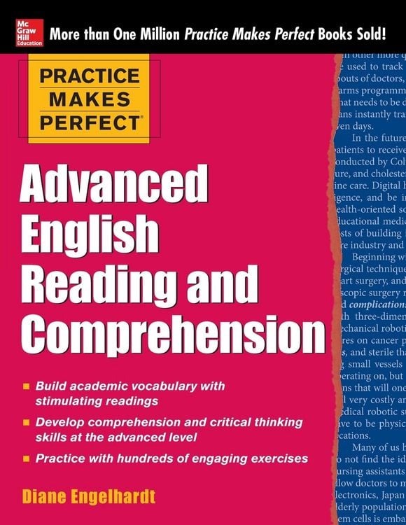 Produktbild: Practice Makes Perfect Advanced English Reading and Comprehension