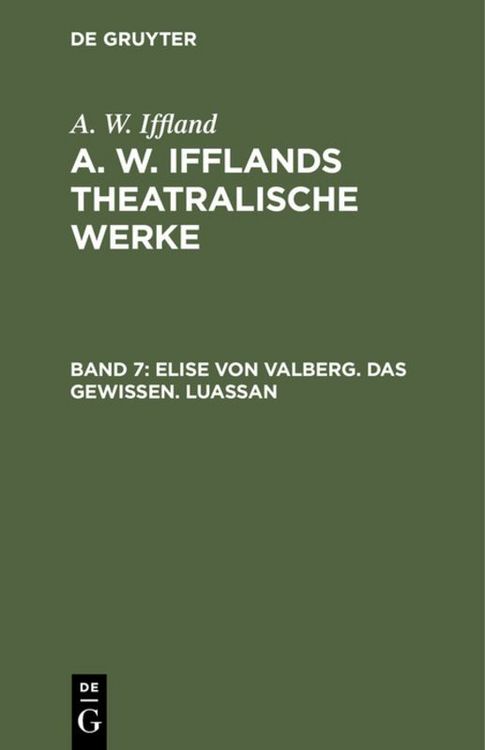 Produktbild: Elise von Valberg. Das Gewissen. Luassan