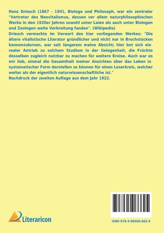 Produktbild: Geschichte des Vitalismus