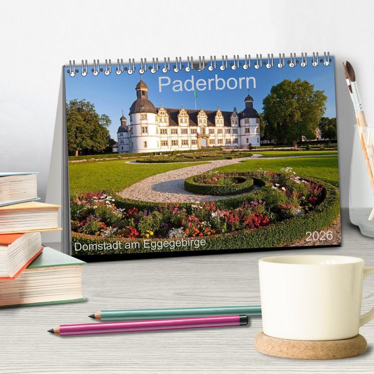 Produktbild: Paderborn Domstadt am Eggegebirge (Tischkalender 2026 DIN A5 quer), CALVENDO Monatskalender