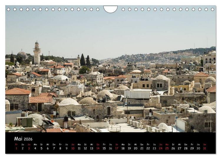 Produktbild: Israel - eindrucksvoll, anders, sch&ouml;n! (Wandkalender 2026 DIN A4 quer), CALVENDO Monatskalender
