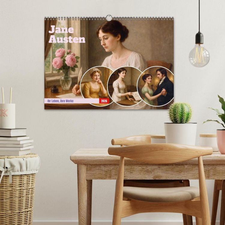 Produktbild: Jane Austen (Wandkalender 2026 DIN A3 quer), CALVENDO Monatskalender