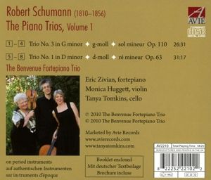 Produktbild: Schumann: Piano Trios Nos. 1 and 3