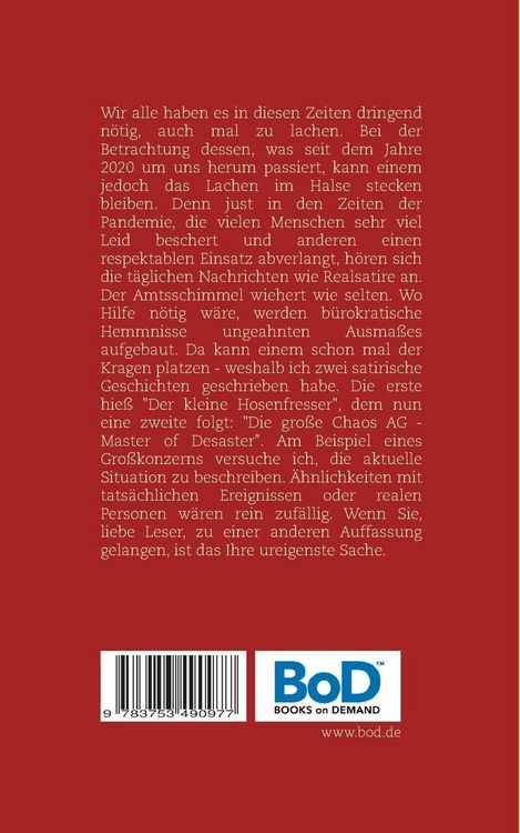 Produktbild: Die gro&szlig;e Chaos AG